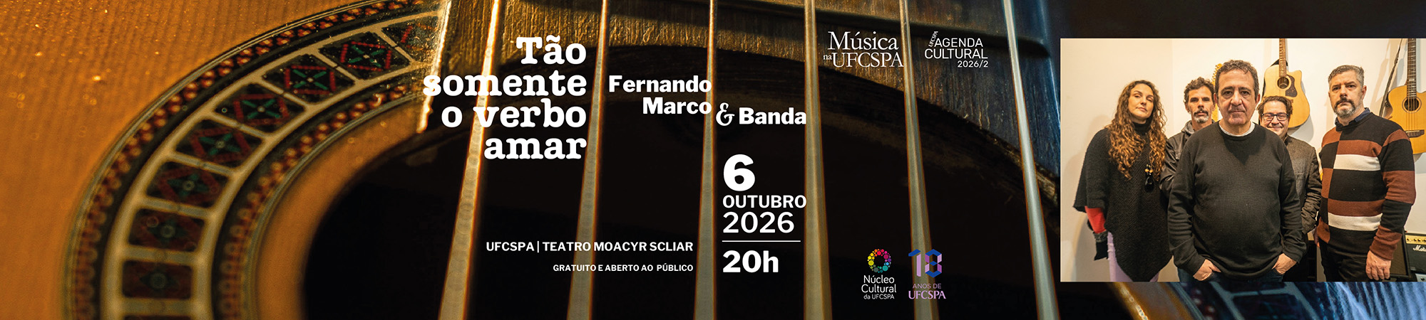 Música na UFCSPA: Tão somente o verbo amar