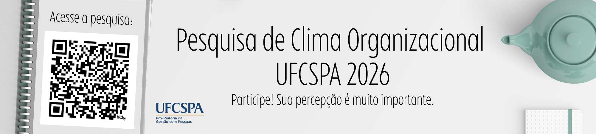 Pesquisa de Clima Organizacional UFCSPA 2026