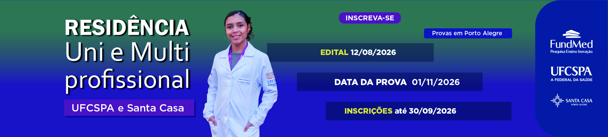 Inscrição Residência Uni e Multiprofissional